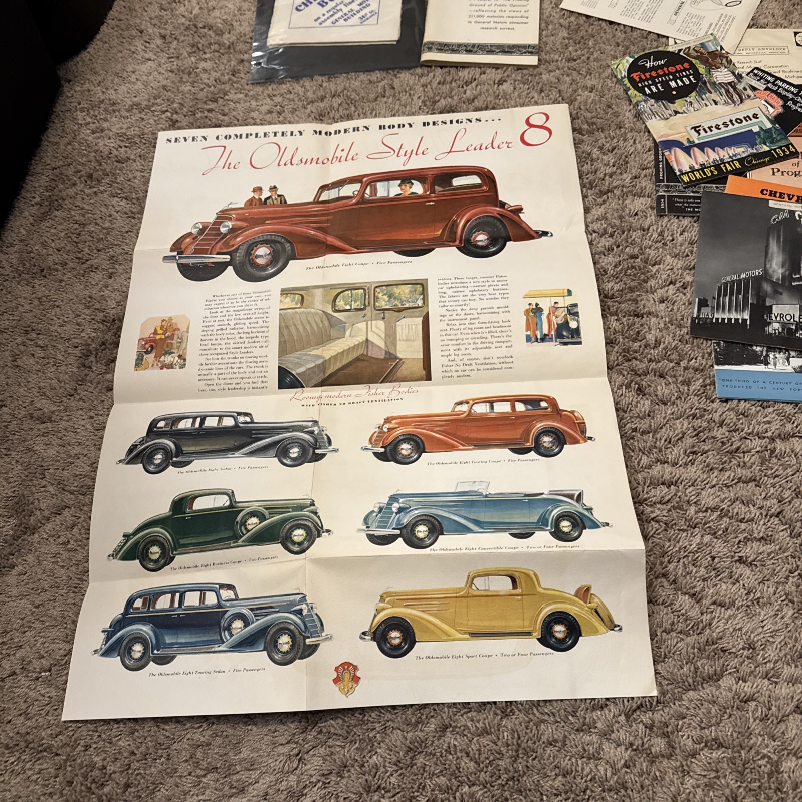 Chevrolet, GM, Ford Vintage Advertising - World’s Fair Century Of Progress