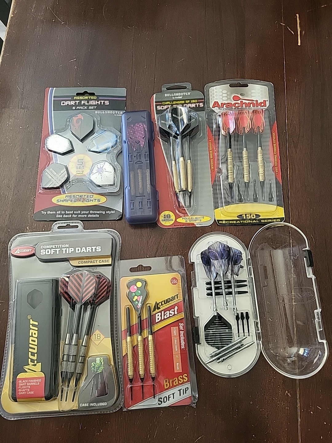 Soft Tip Darts,  Accessories Kit Lot, Flights, Tips, Shafts