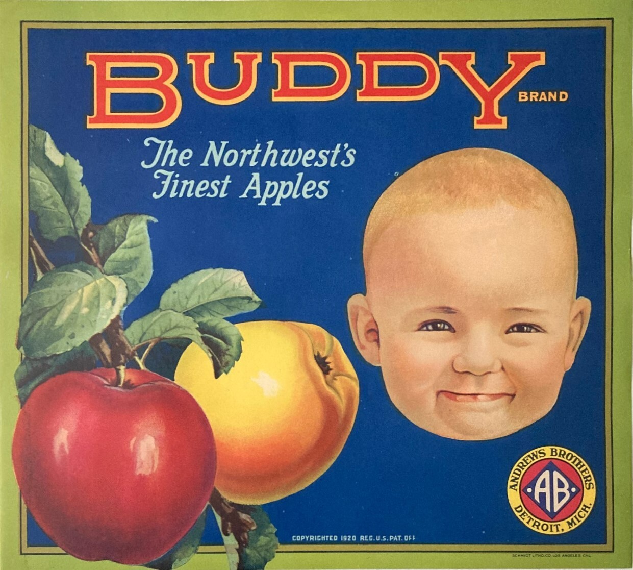 Lot of 10 1940 - 1963 Vintage Unused Crate Labels from various companies. (CLA)