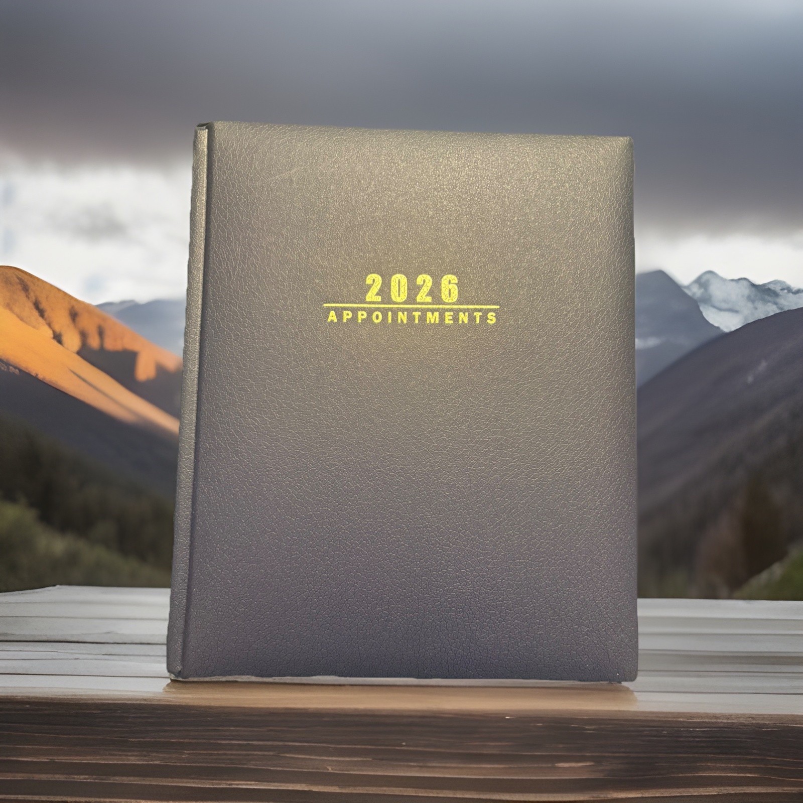 Sundial Navy Blue Hard Cover 2026 Day Planner And Calendar