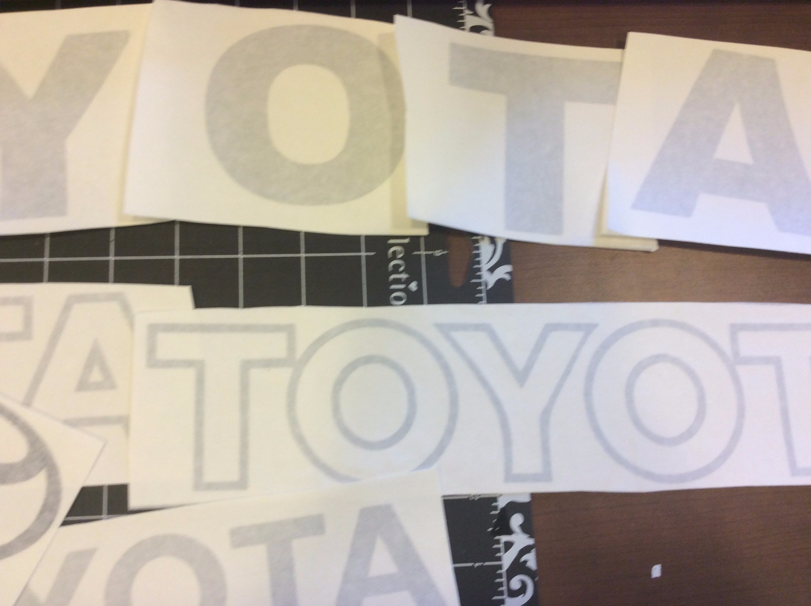 Toyota Forklift Decal Kit detailed with safety decals