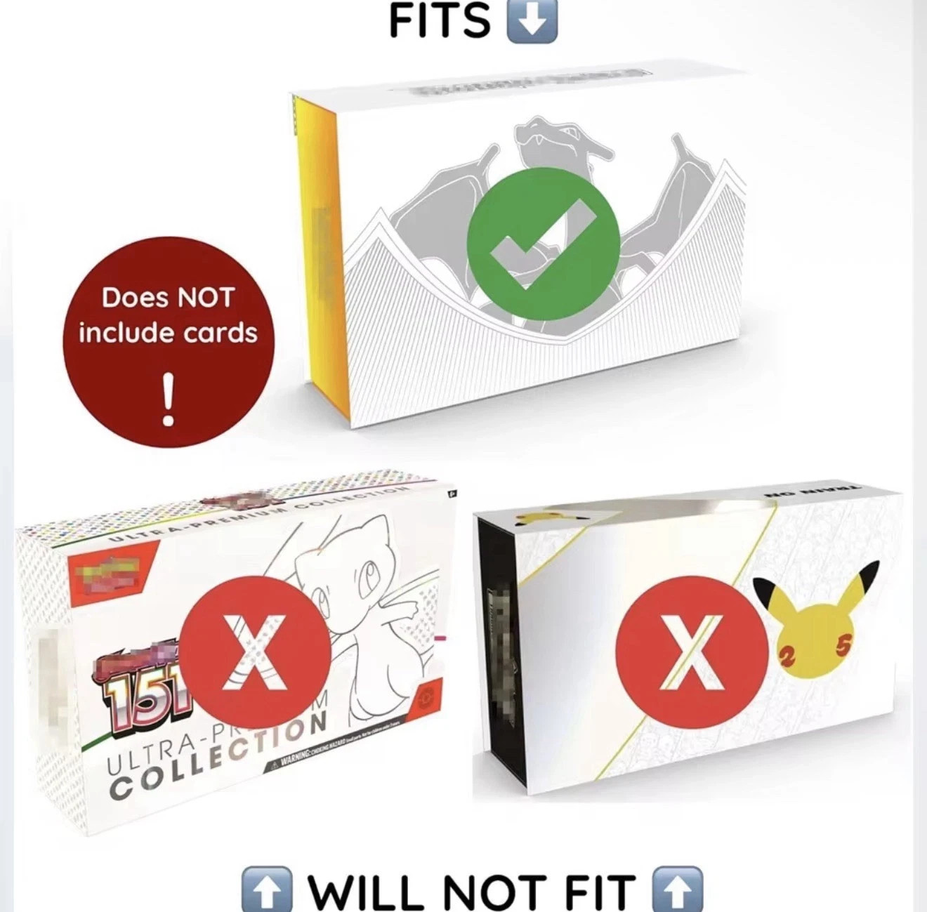 Pokemon Sword & Shield Ultra-Premium Collection: Charizard Magnetic Acrylic Case