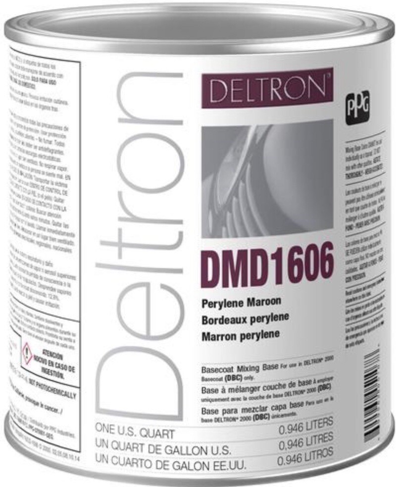 Dmd1606 PPG Refinish Deltron 1 Quart Perylene Maroon Paint Tint Toner Free Ship