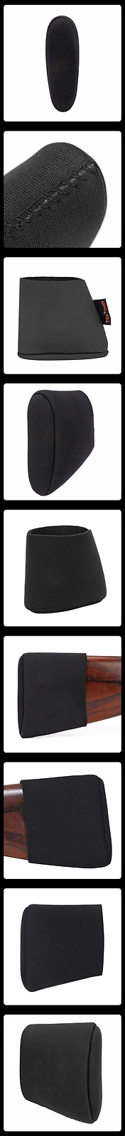 Tourbon Neoprene Slip on Recoil Pad Shotgun Rifle Buttstock Extension w/ 3 Pads