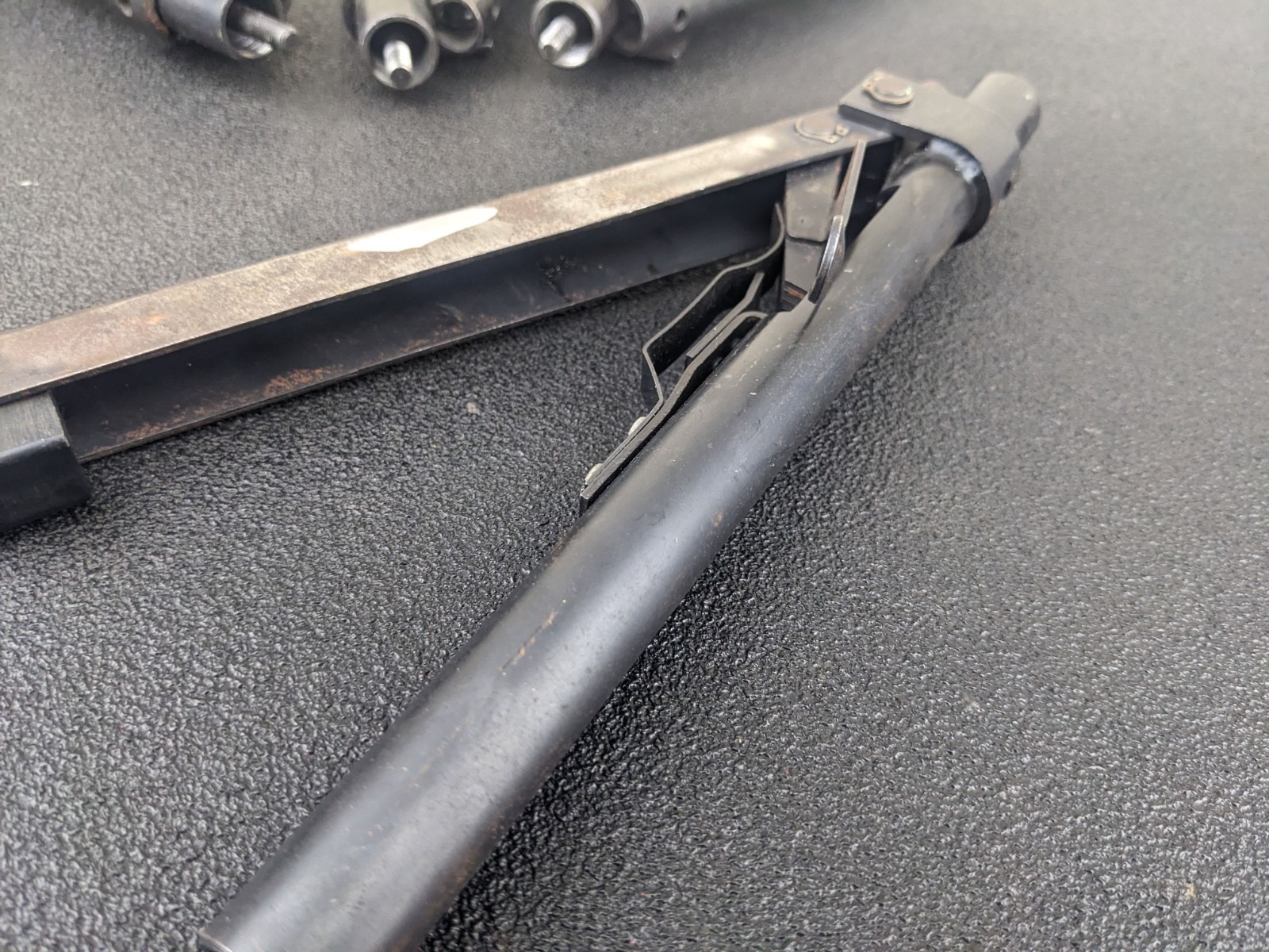 #bl614 Huntington Beach 4pc HBM 122 Rivet Gun Hand Riveter Pulling Aircraft Tool