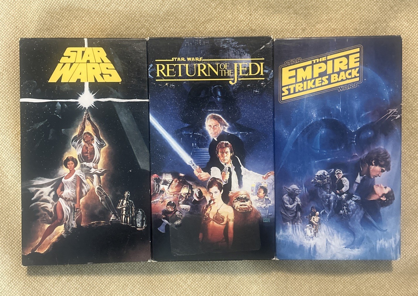 Vintage Original Star Wars Trilogy Box Set VHS 1988