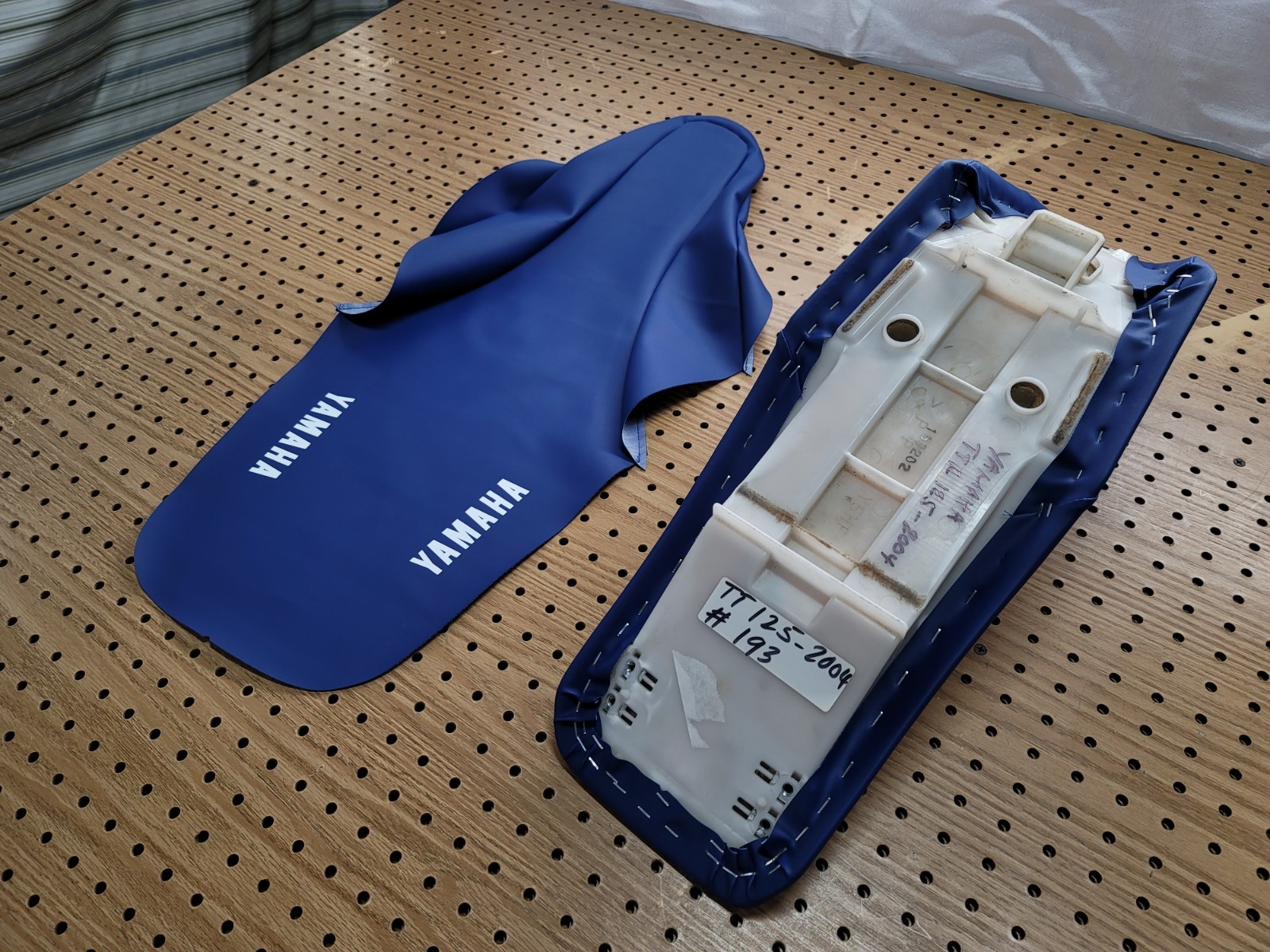 YAMAHA TTR125 SEAT COVER 2000 TO 2007 (BLUE) (Y*-193)