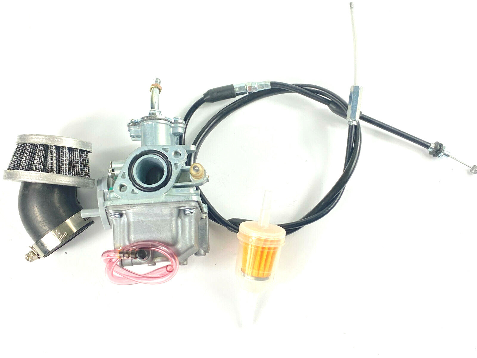 carburetor & Throttle Cable & Air Filter For Yamaha ATV Moto-4 YFM80 1985-1993