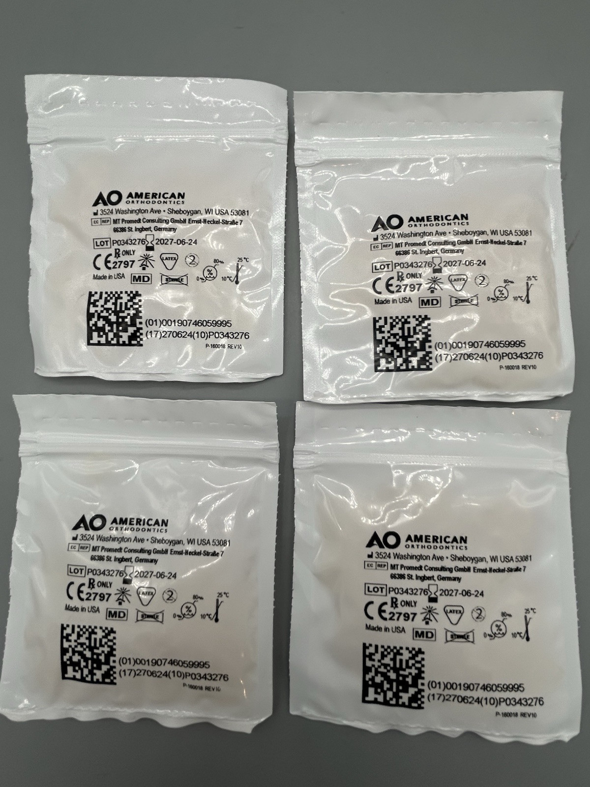 4 Southern Bald Eagle American Orthodontics Elastics Dental Rubber Bands