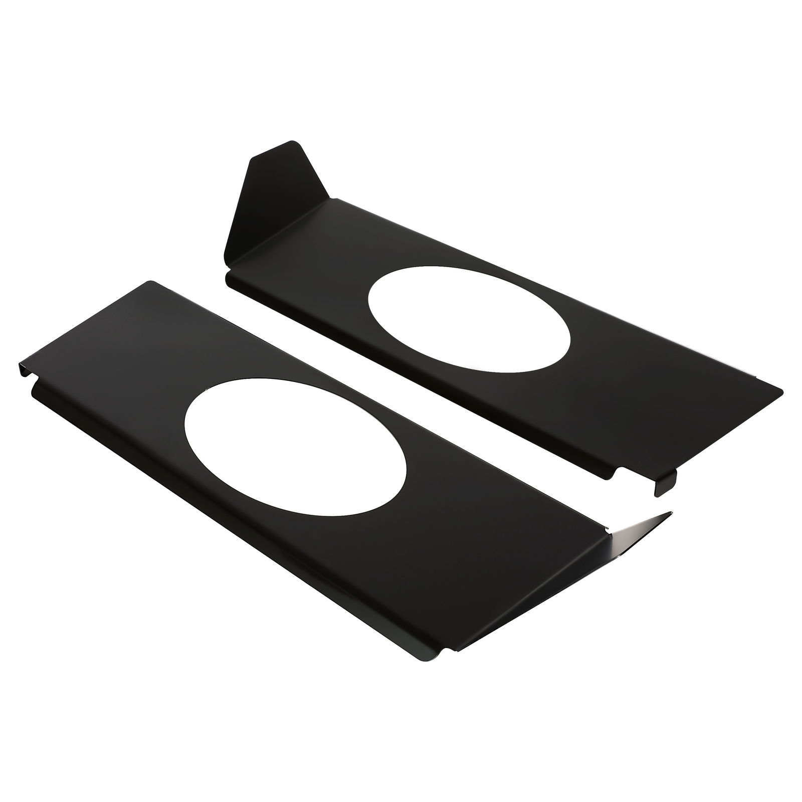 2x Behind Seat Cab Corner 6"×9" Speaker Brackets For Chevy C10 Black 1967 - 1972