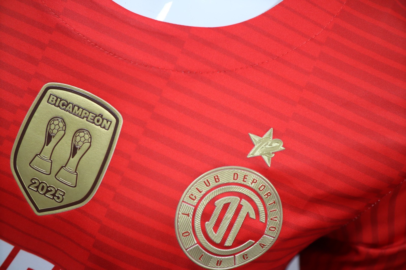 TOLUCA LOCAL 25/26 BI-CAMPEON (TALLA REDUCIDA LEER LA DISCRIPCION)