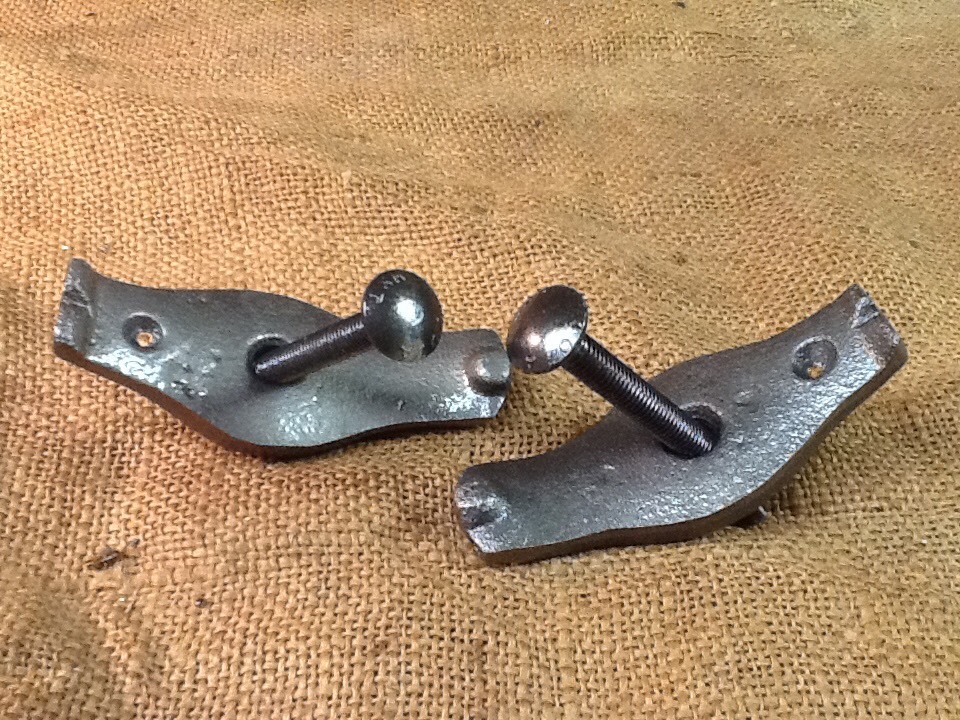Cast Iron Black Hawk Corn Sheller Mounting Bracket Clamps