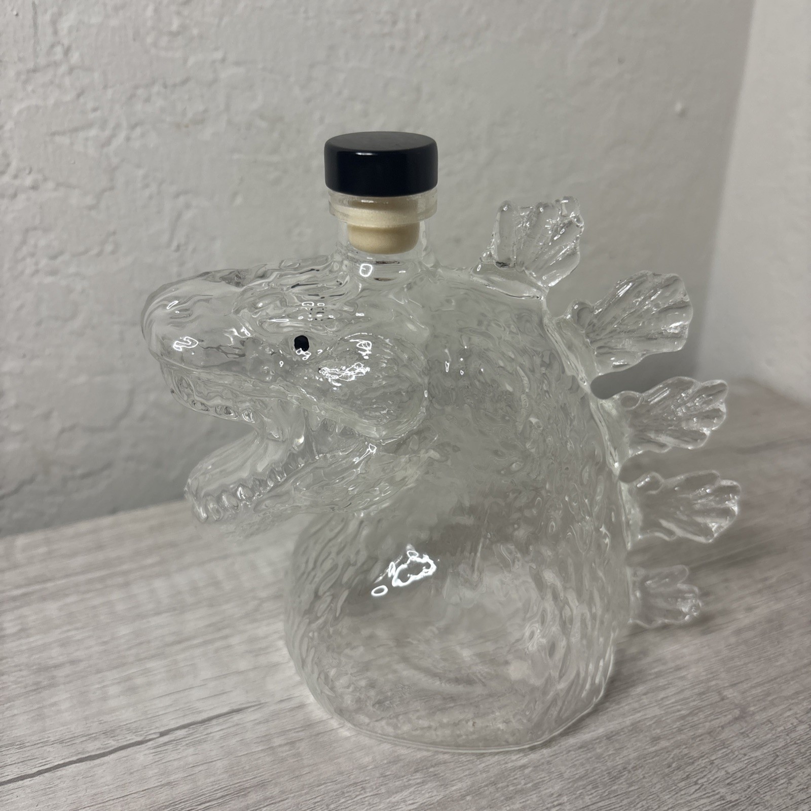 330ml Godzilla Glass Whisky Bottle Collectible Decanter Rare New
