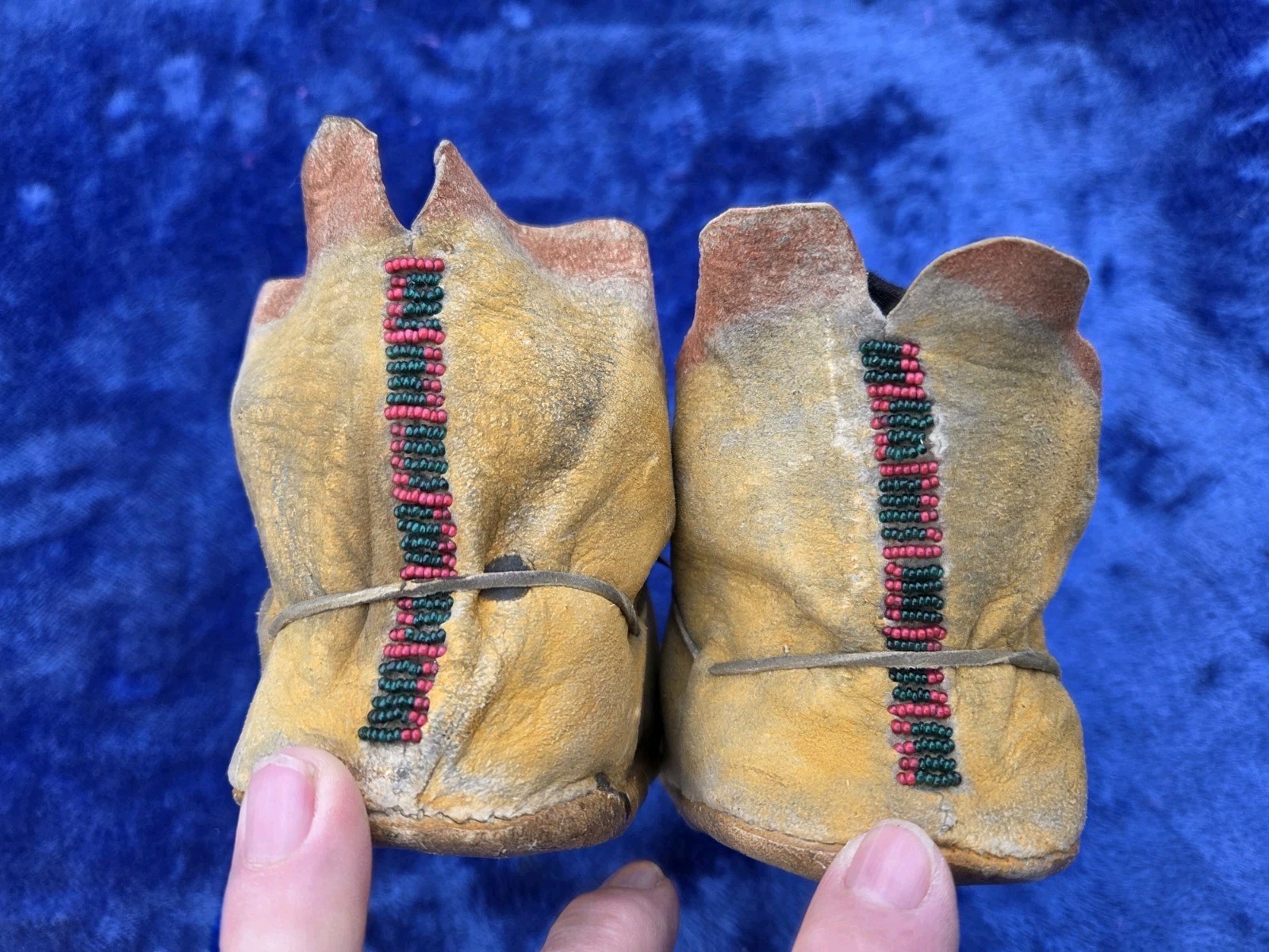 1880 KIOWA APACHE MOCCASINS