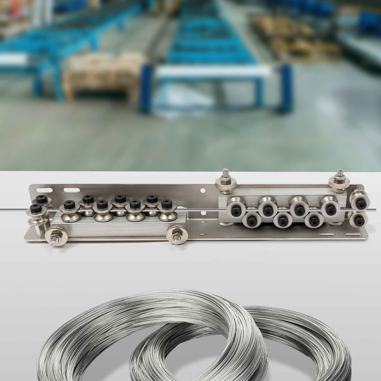 Wire Cable Straightener Manual Wire Straightener Wire Wheel Semi-Automatic New