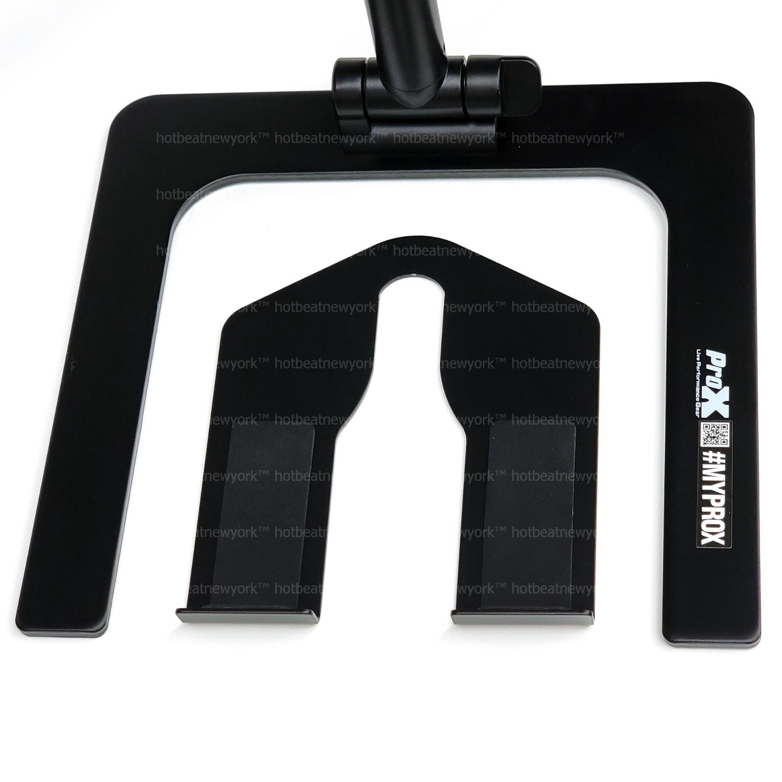 ProX T-LPS900BLK Folding DJ Studio Sturdy Laptop Stand w Adjustable Height Tilt