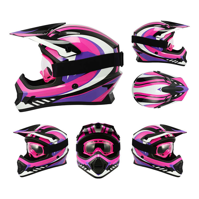 Youth Motocross Helmet Dirt Bike Riding MX ATV UTV Offroad Kid's Full Face DOT