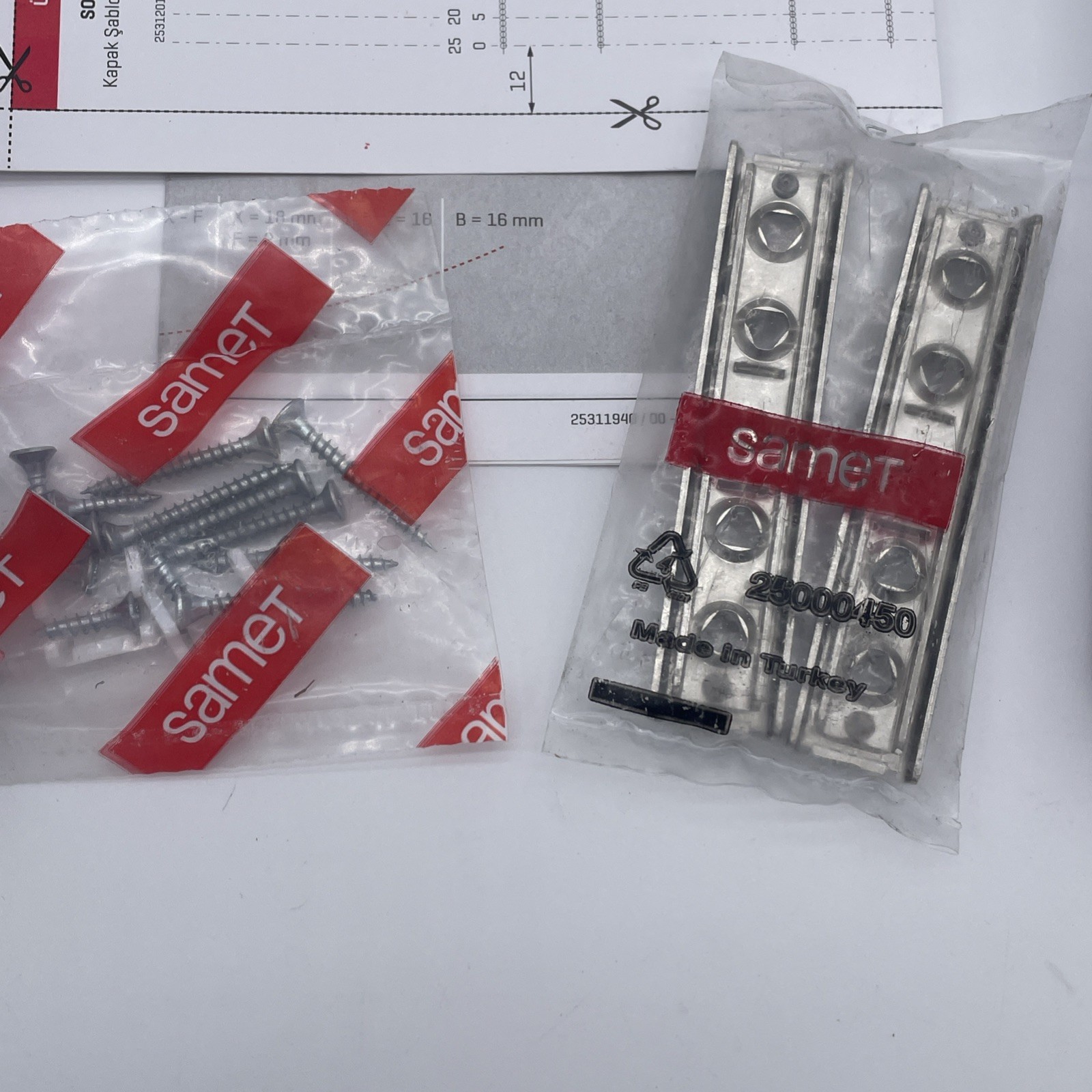 Samet Lift Up Cabinet Door Mechanisms Hingeless Design 1 Pair for Single Door