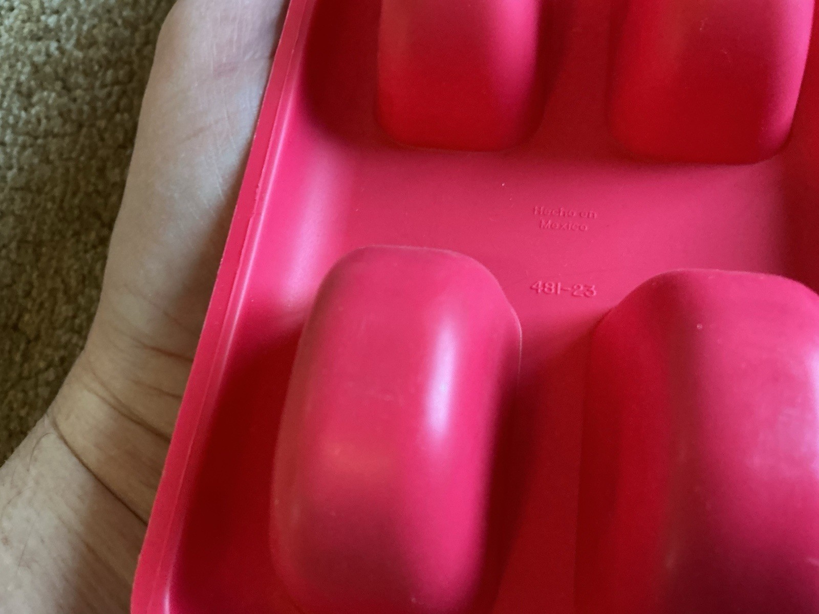 Tupperware vintage Ice tups pops 6 molds & popsicle tray cup holder ONLY #481