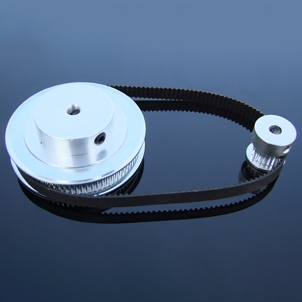 GT2 6mm Timing Belt Tooth Idler Drive Pulley 16 20 48 60 80T Bore 3-14mm Pulley