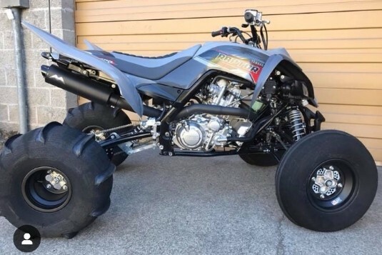 Yamaha RAPTOR YFM700R Exhaust Monster Pipe Monsterpipe single exhaust system