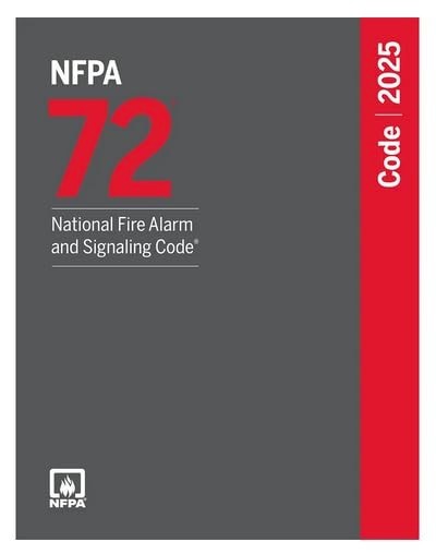 NFPA 72 National Fire Alarm and Signaling Code 2025 Paperback Free USA Shipping