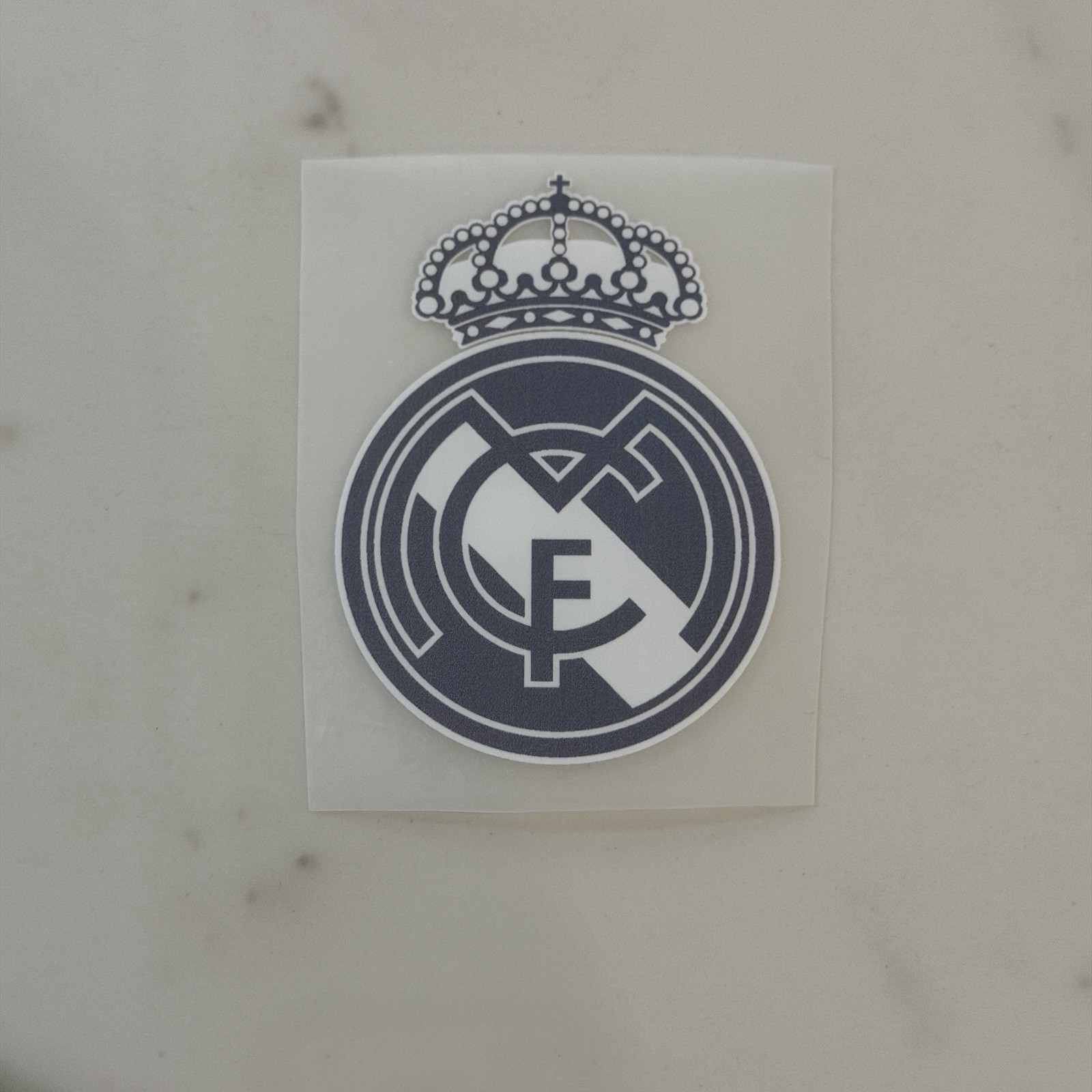 2015-16 Real Madrid Away Crest Logo Badge Patch Replacement Grey Gray