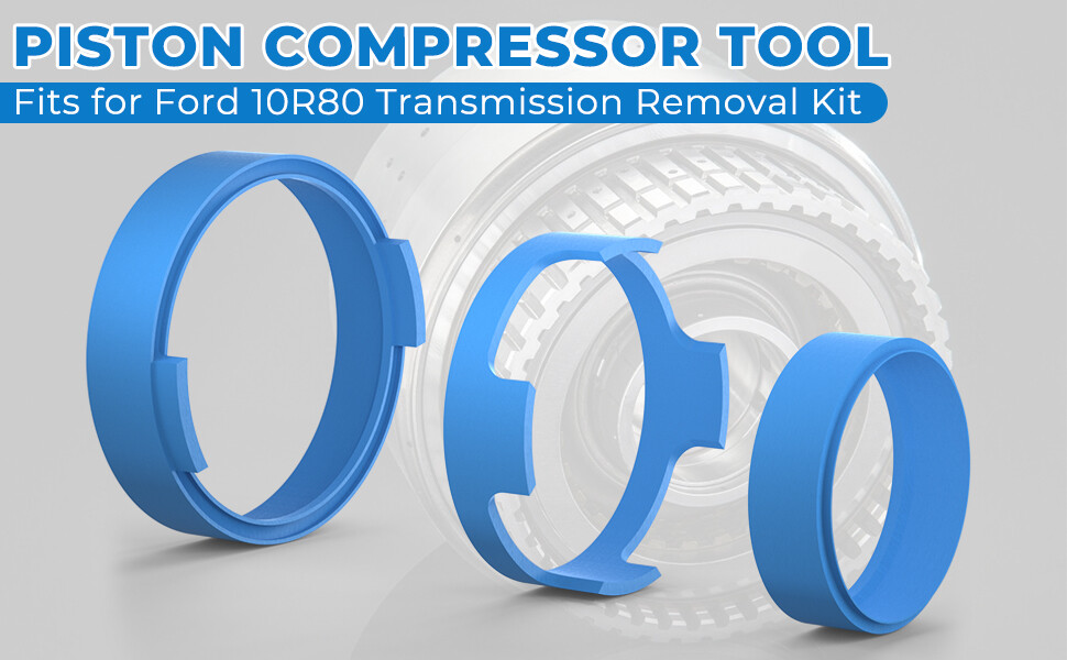 For Ford 10R80 Piston Compressor Tool & Transmission Removal Clutch Ring Tool