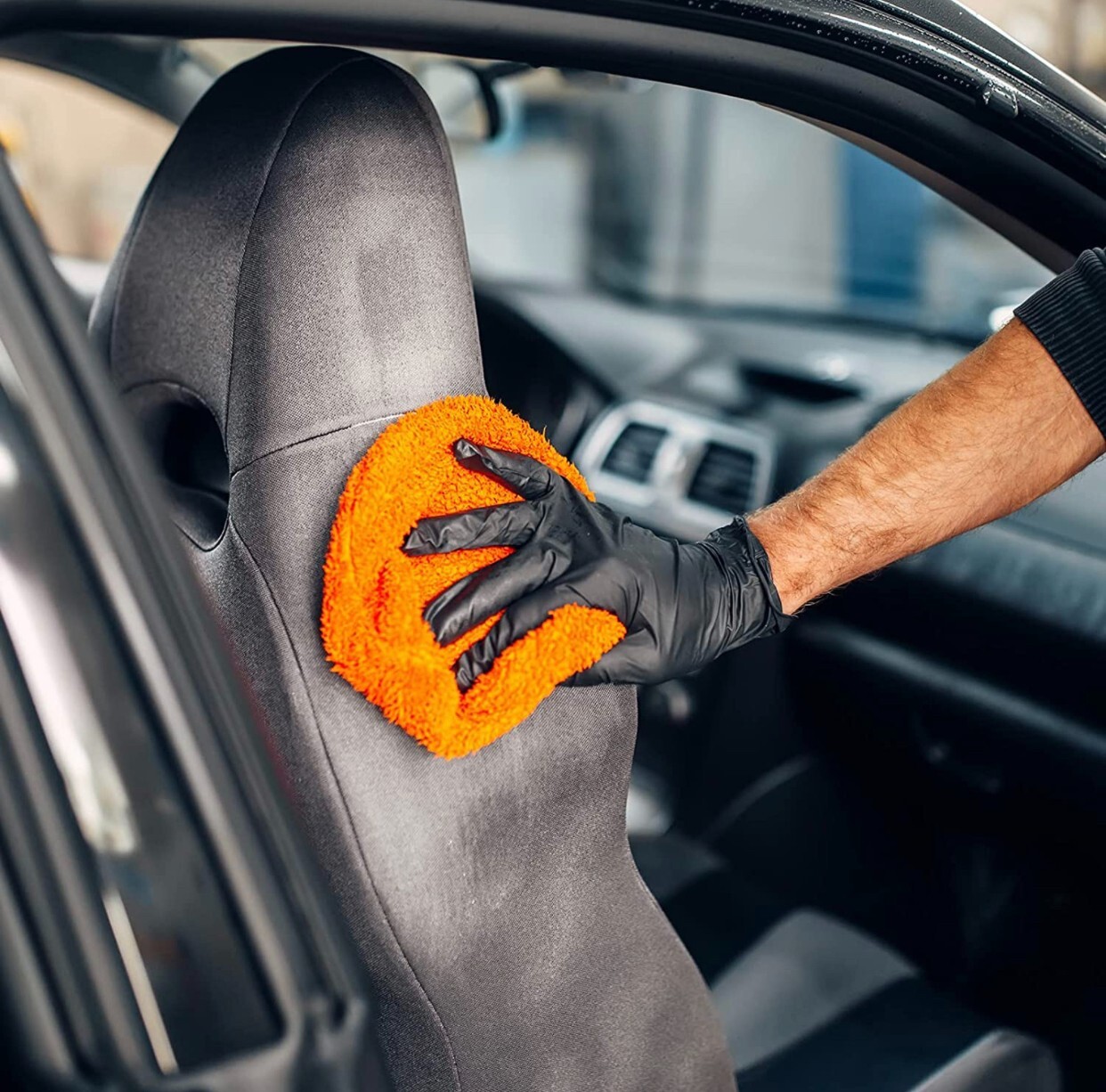 Schneider Black Industrial Disposable Nitrile Gloves 5 Mil Latex & Powder Free