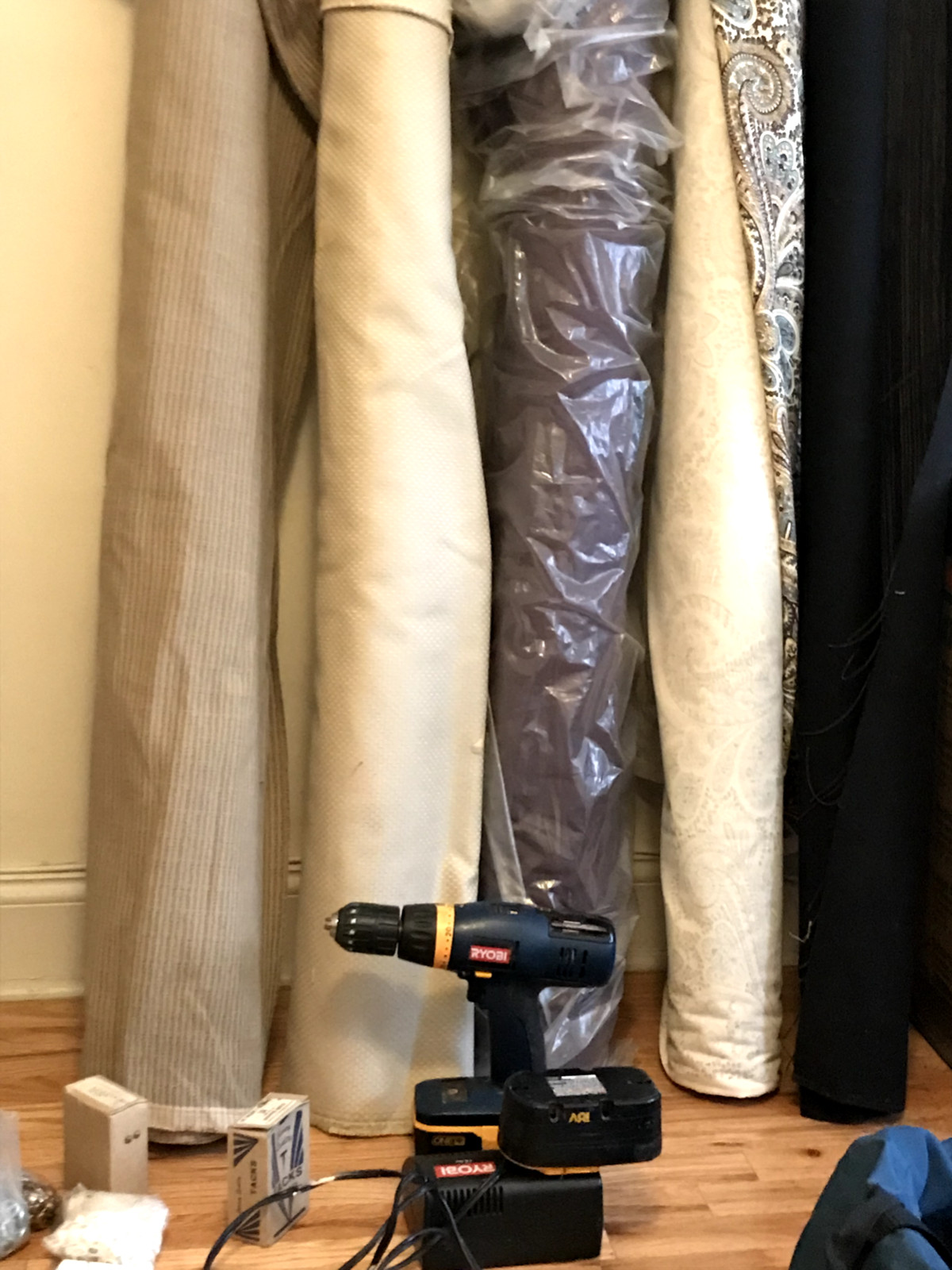 Upholstery Tool Lot - C S Osborne Button Machine