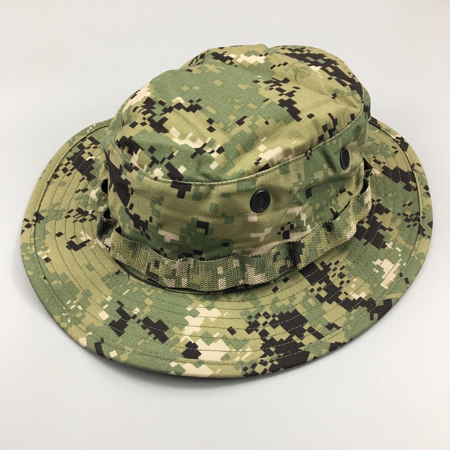 NEW US NAVY NWU Type III AOR2 Woodland Boonie Hat SUN COVER size XL X-large