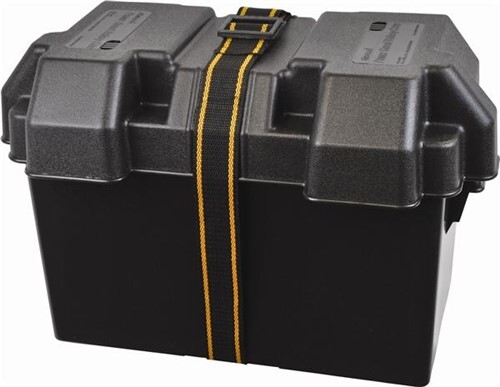ATTWOOD MARINE 27/27M BATTERY BOX BLACK 9067-1