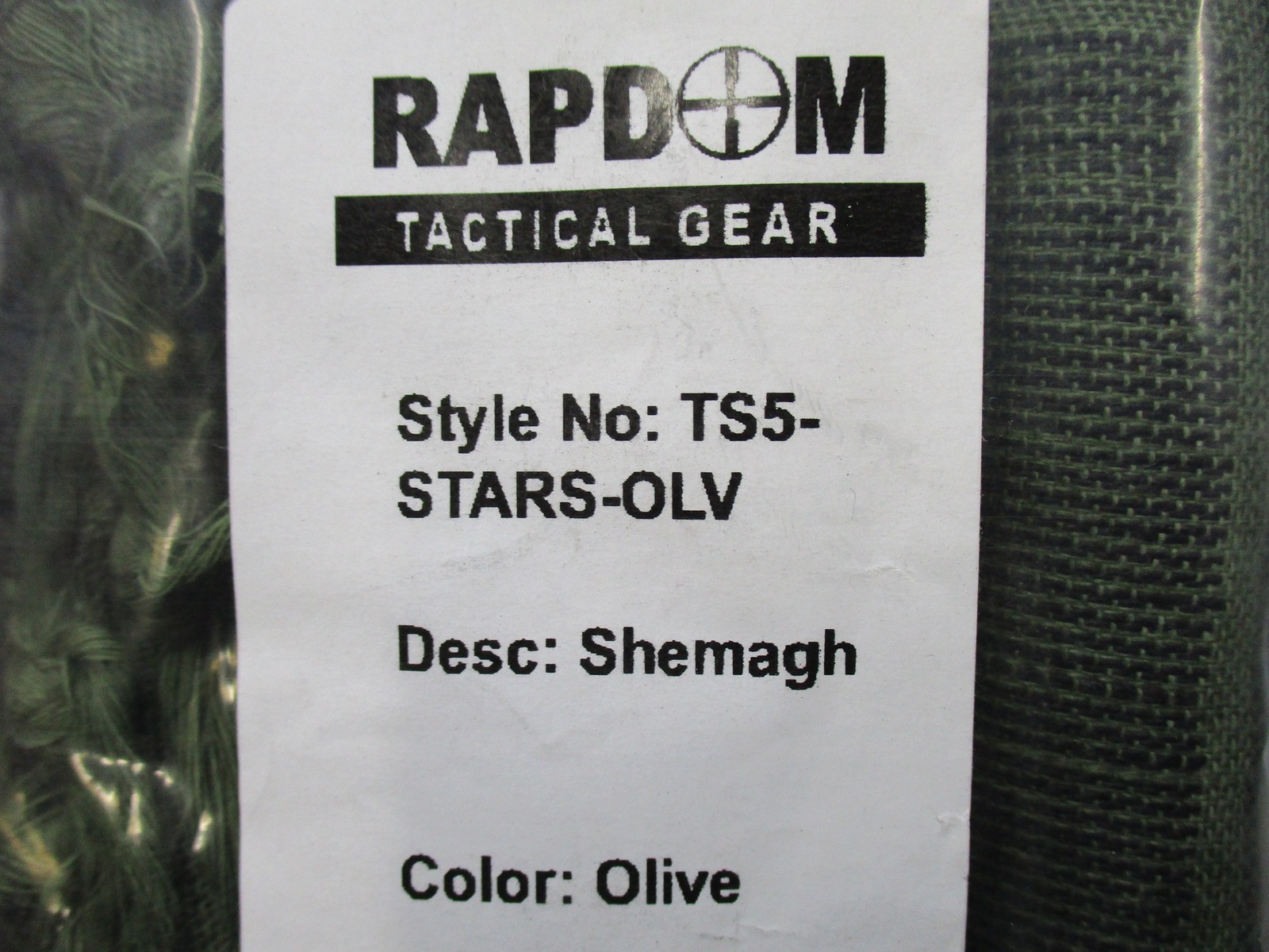 RAPDOM Tactical Shemagh Scarf Stars Olive Green TS5-STARS-OLV New