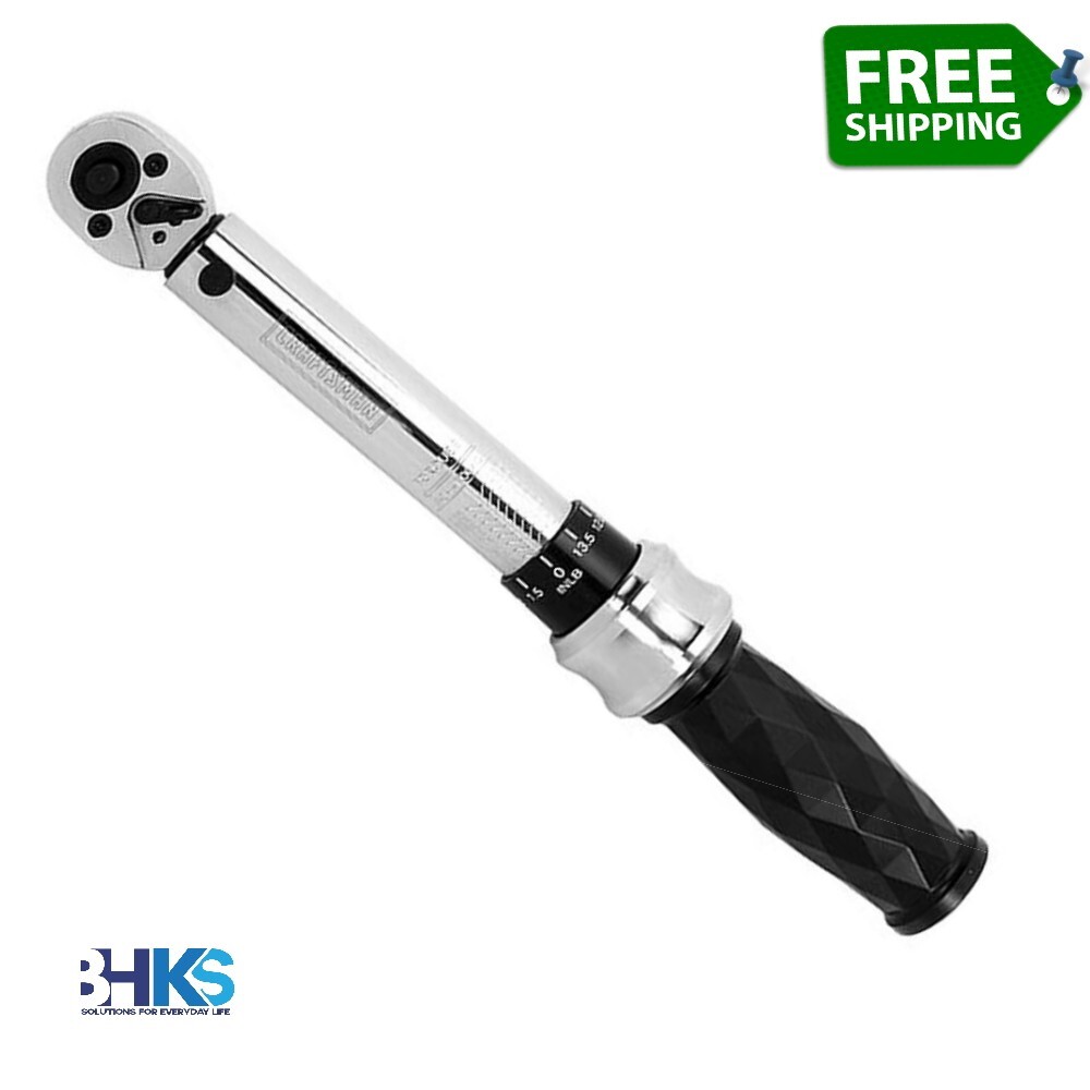 NEW Craftsman 3/8 Drive Micro-Clicker Torque Wrench 25-250 IN-LB Soft Grip