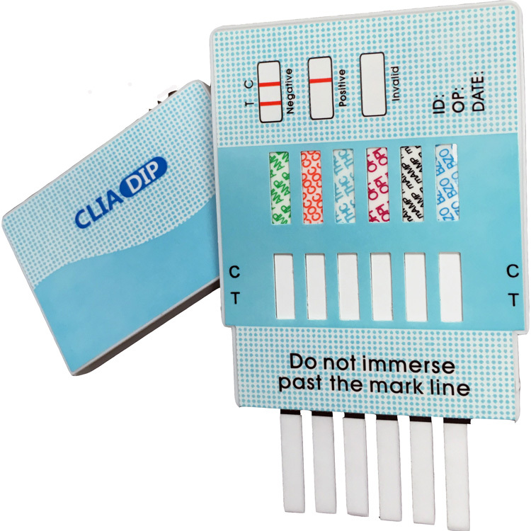 (5 Pack) 6 Panel Urine Multi-Drug Test Kit FDA Free Shipping