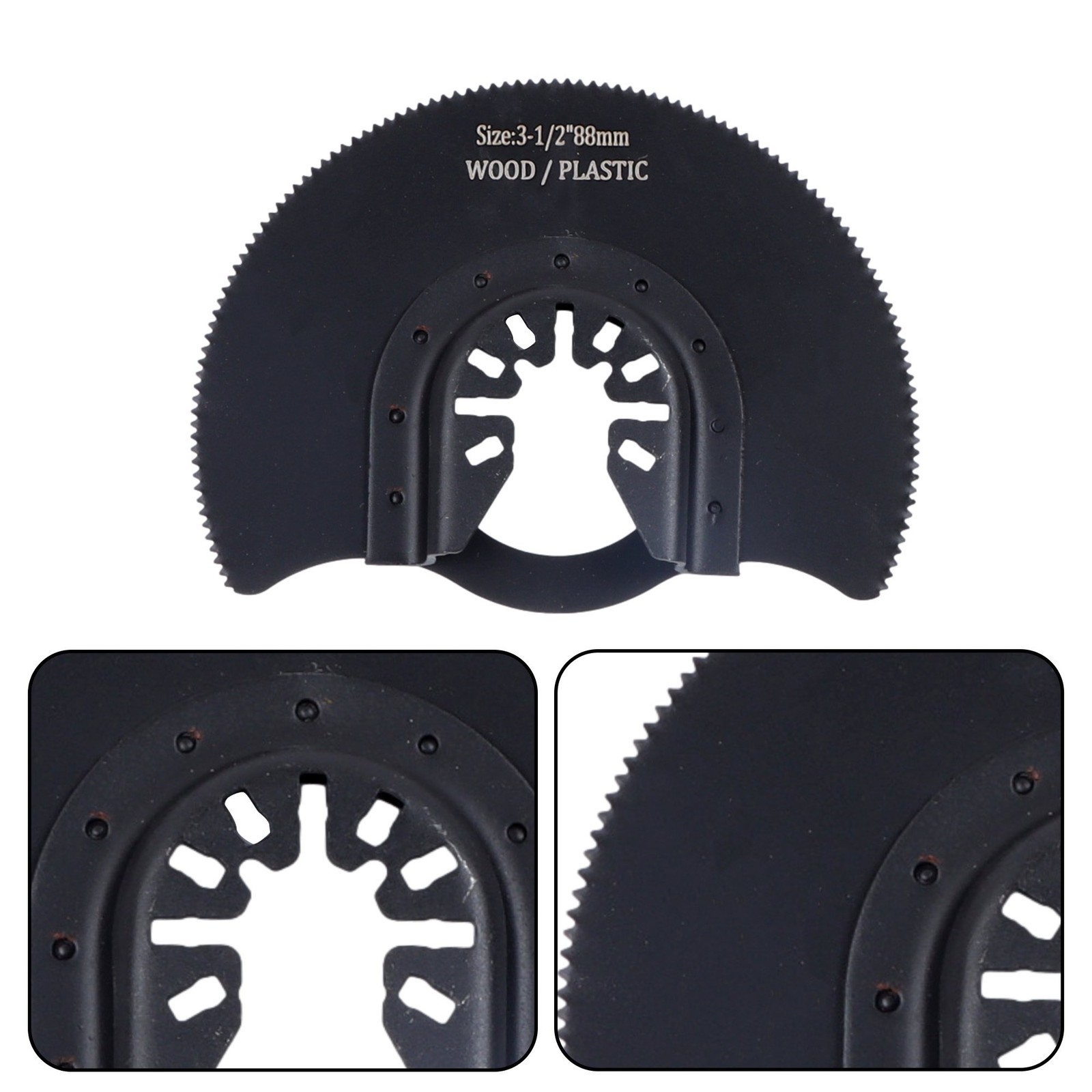 124PCS Oscillating Tool Blade Set Titanium Multi-Tool Blades with Sandpaper