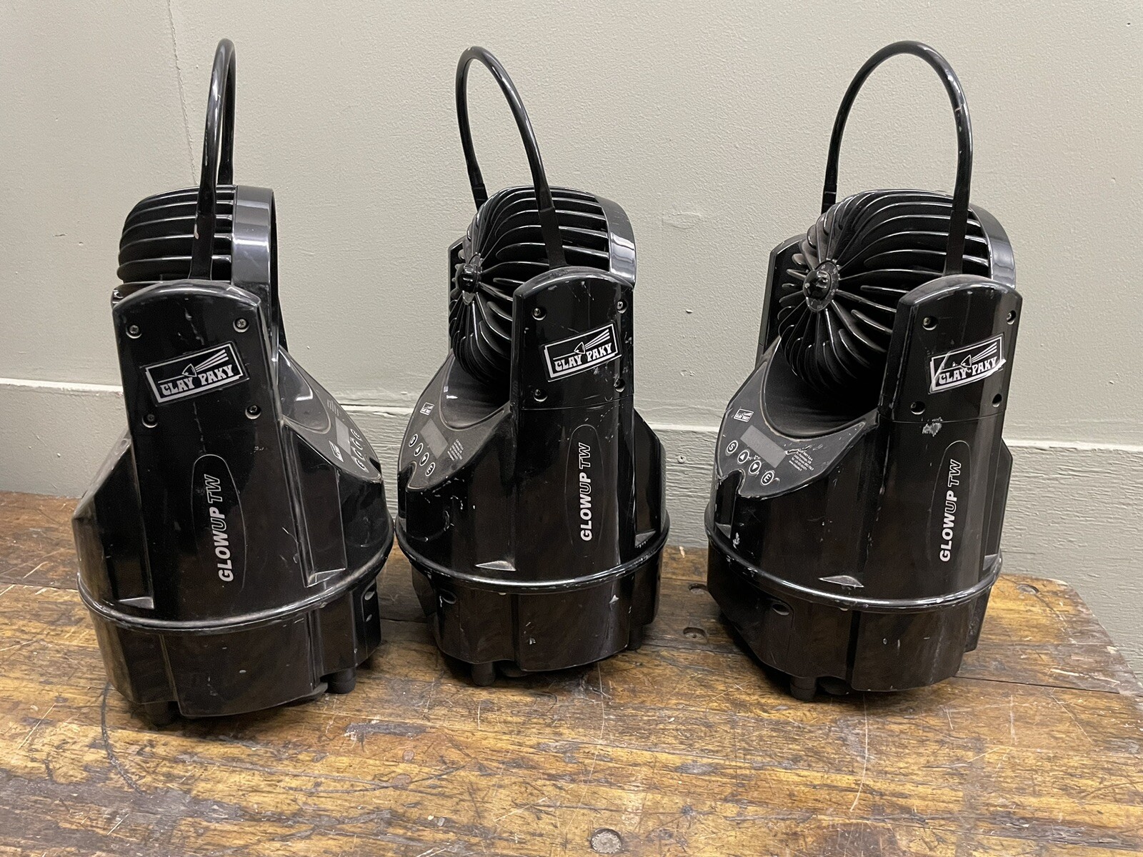 Clay Paky GlowUp TW Uplight Free Shipping Lot Of 3 UNTESTED