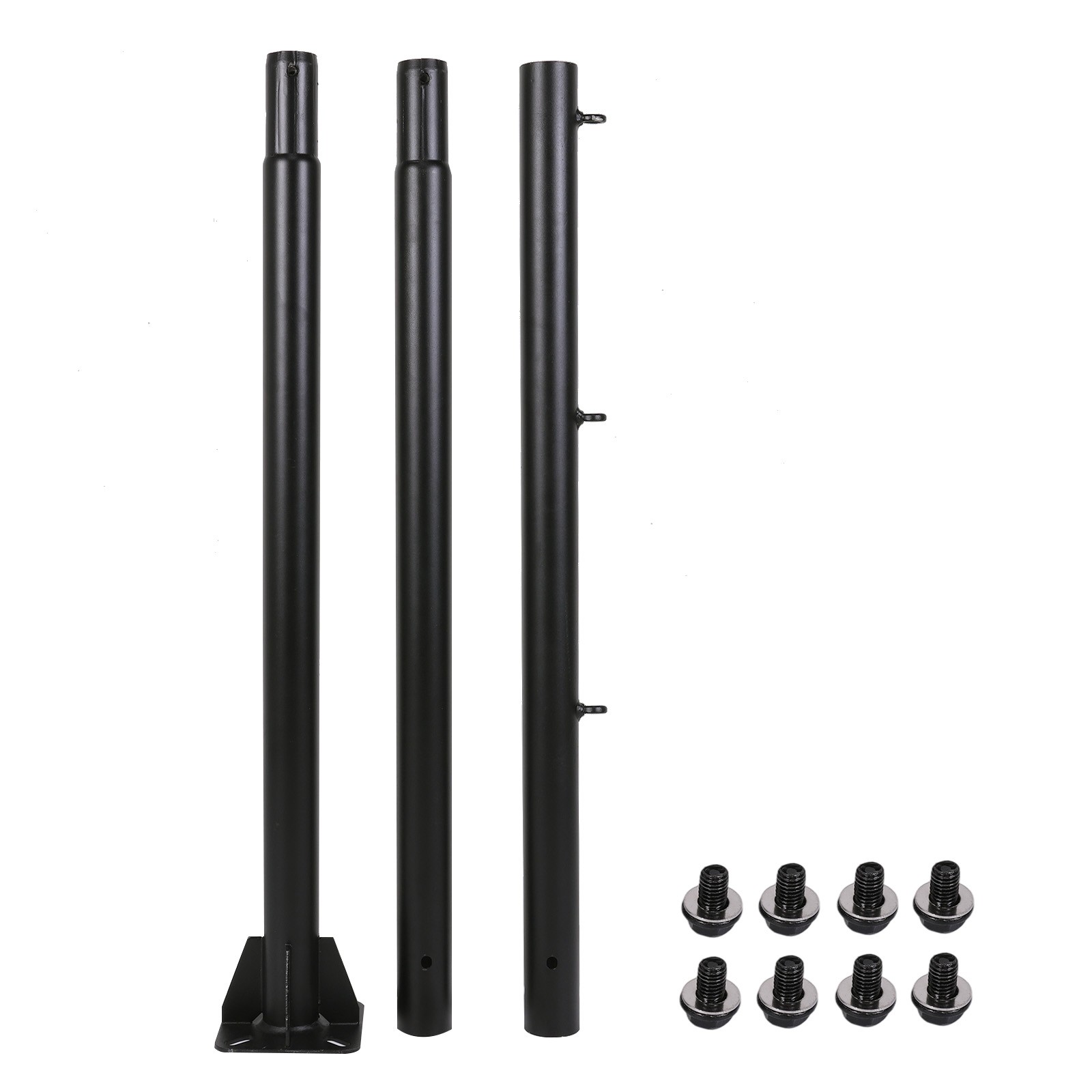 2 Pack 10FT Shade Sail Poles Heavy Duty Shade Sail Post for Garden Yard Backyard