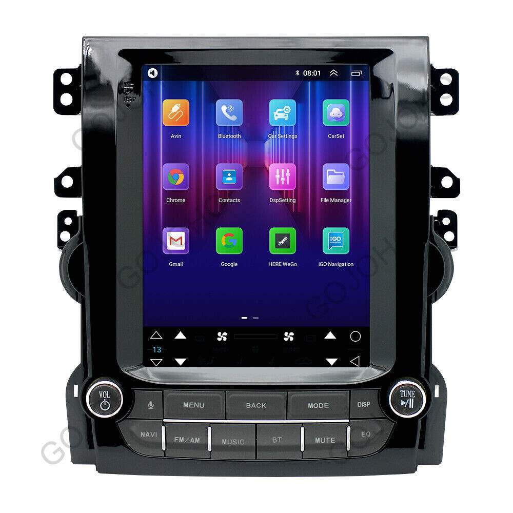 64GB Tesla style For Chevrolet Malibu Radio 2012 Car Stereo Android appleCarplay