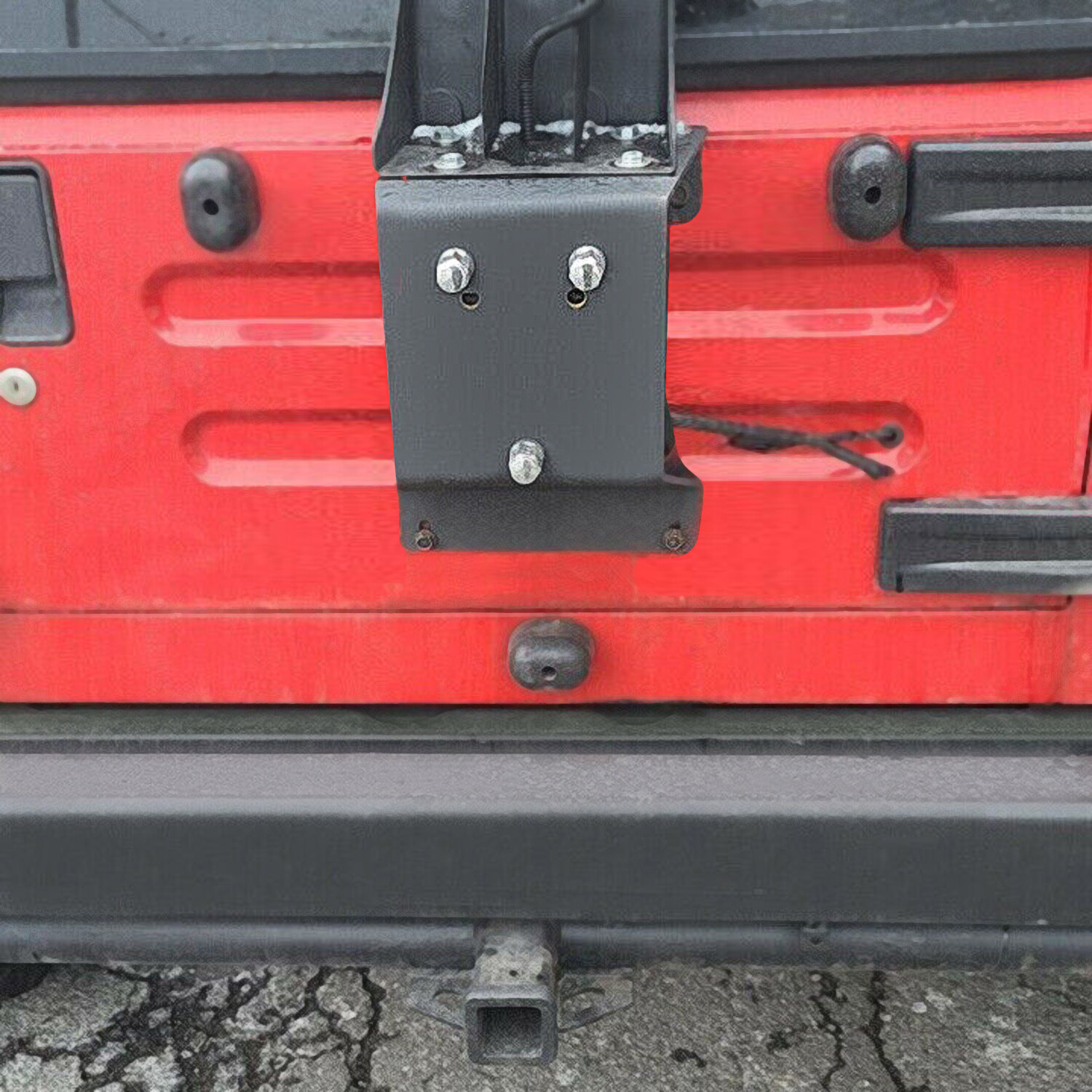 Steel Spare Tire Carrier Wheel Mount Holder For Jeep Wrangler YJ TJ 1987-2006