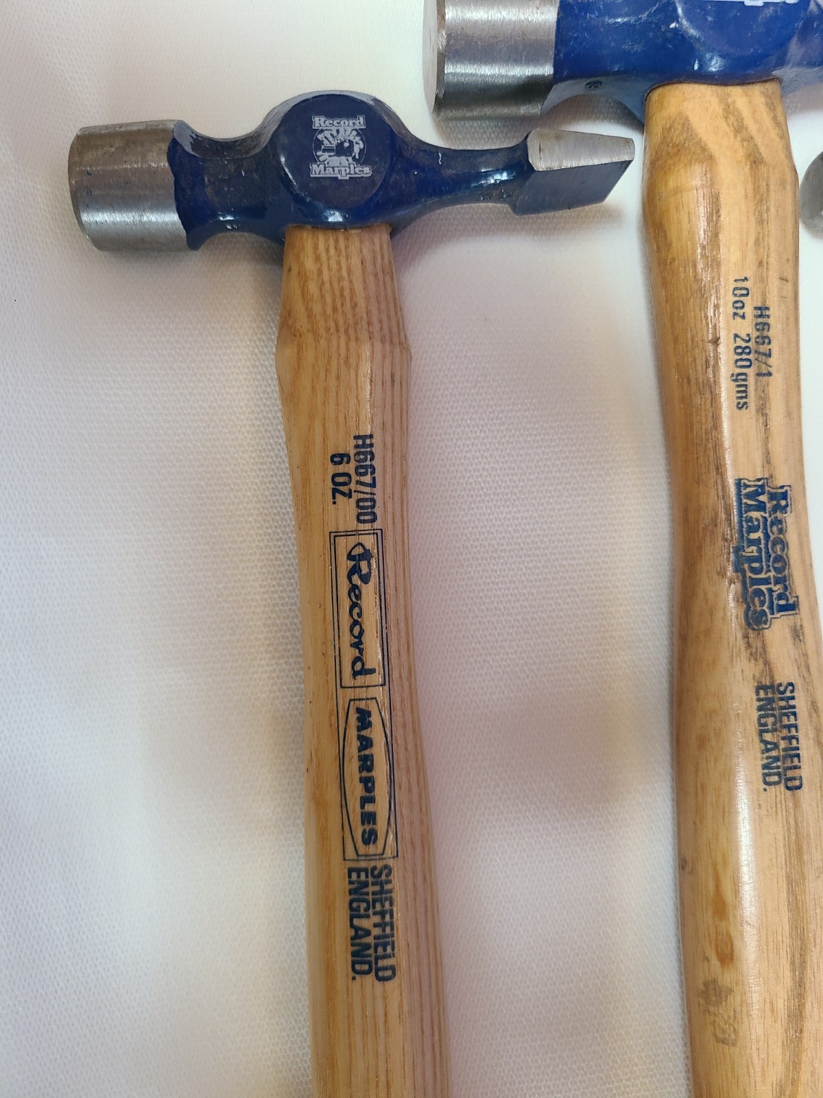 Marples Record Cross Peen Hammer Sheffield Eng. Set of 3