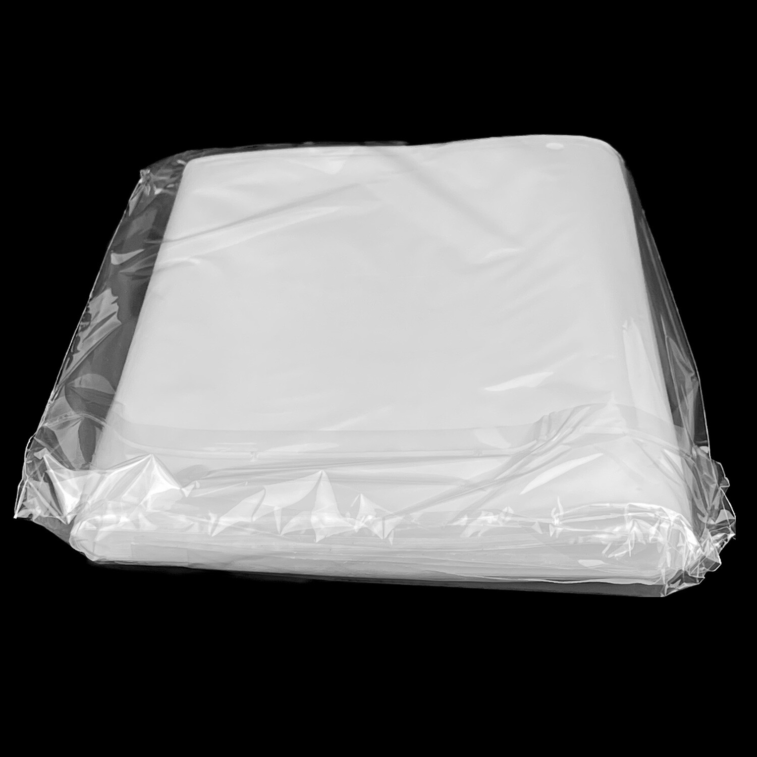 Plastic Clear Bags T-Shirt Flat Open Top Apparel Poly Bag 1Mil 100 200 500