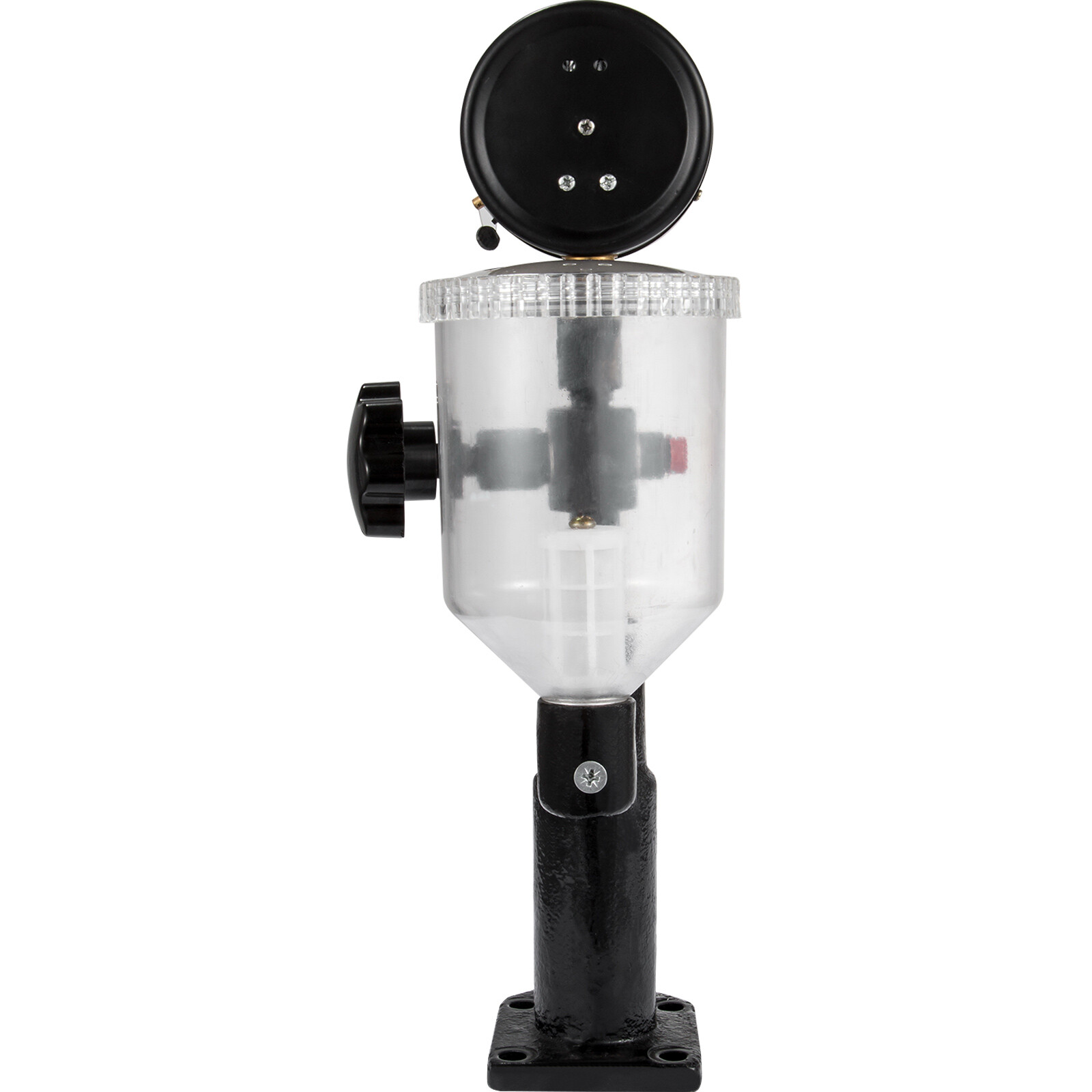 Diesel Injector Nozzle Tester Pop Pressure Quality Dual Scale Gauge W/Filter