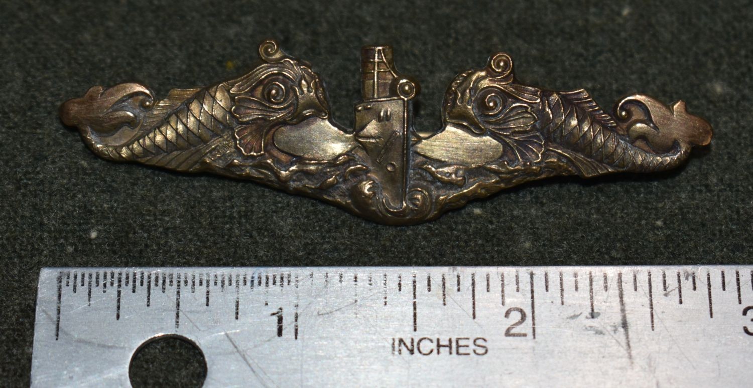 Blackington Bronze WWII US Navy Sub Dolphins Full size