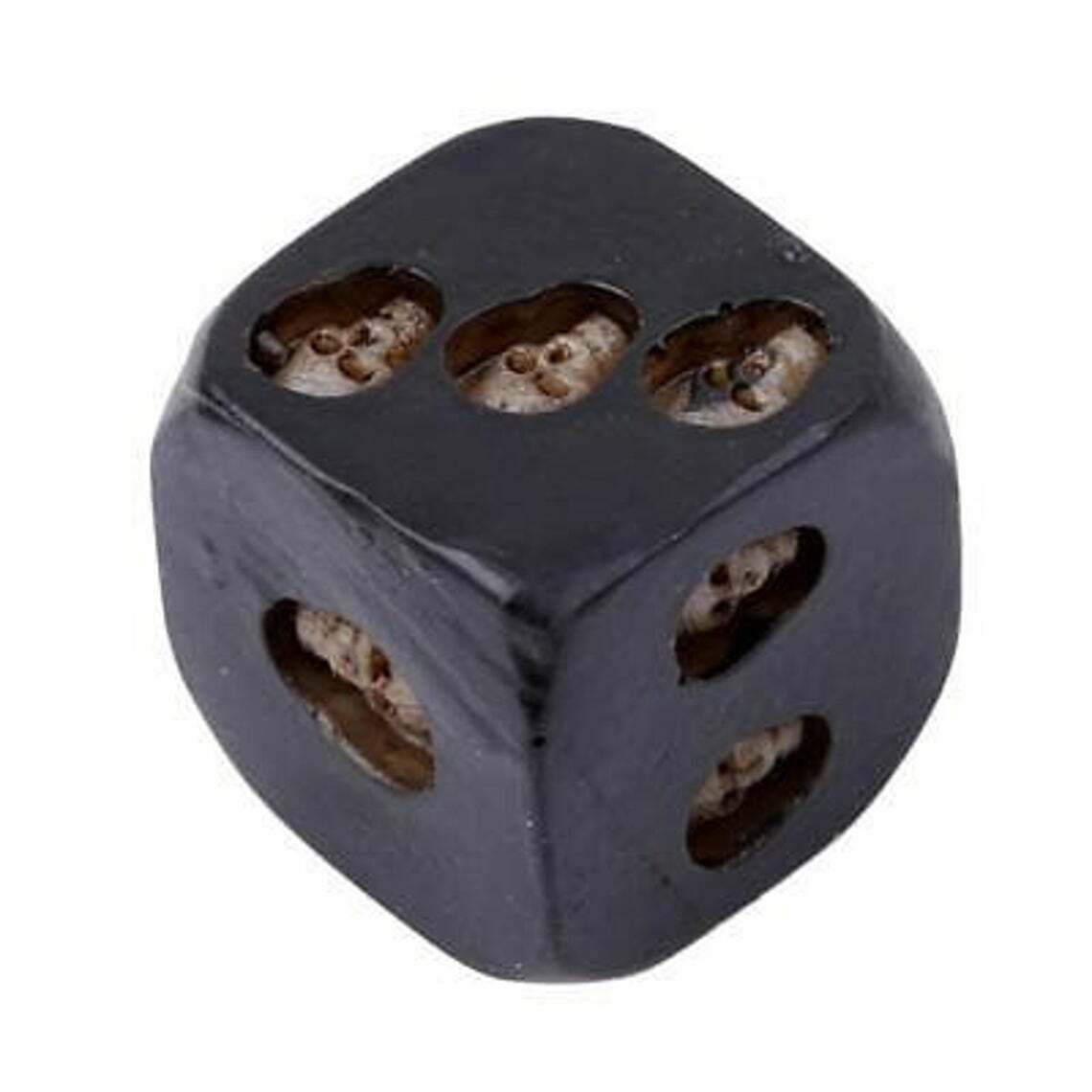 5 Skull Dice Set, Death Dice, Oddities, Curiosities, Skulls, Halloween Games