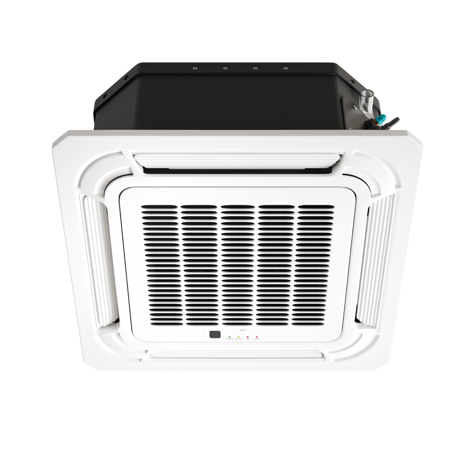 24000 - 48000 BTU 230V Ceiling Cassette Mini Split Heat Pump Air Conditioner