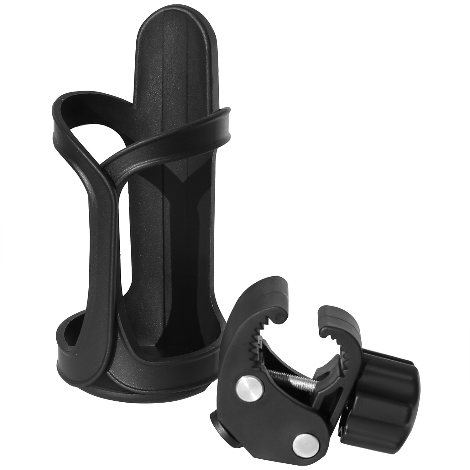 For Wheelchair Walker Rollator Bike Stroller 360° Beverage Cup Holder Universal