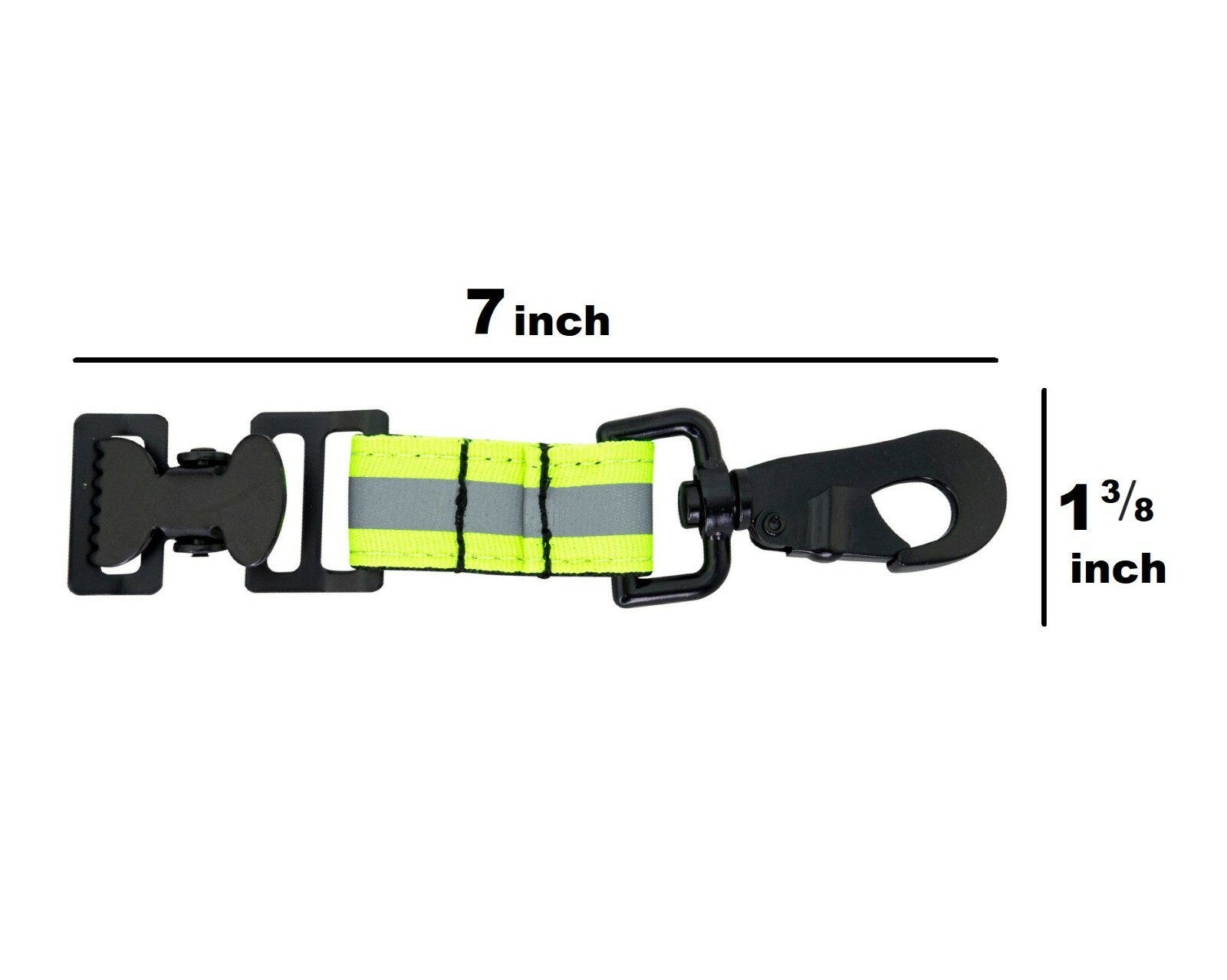 LINE2design Firefighter Glove Strap - Reflective Extrication Work Glove Holder