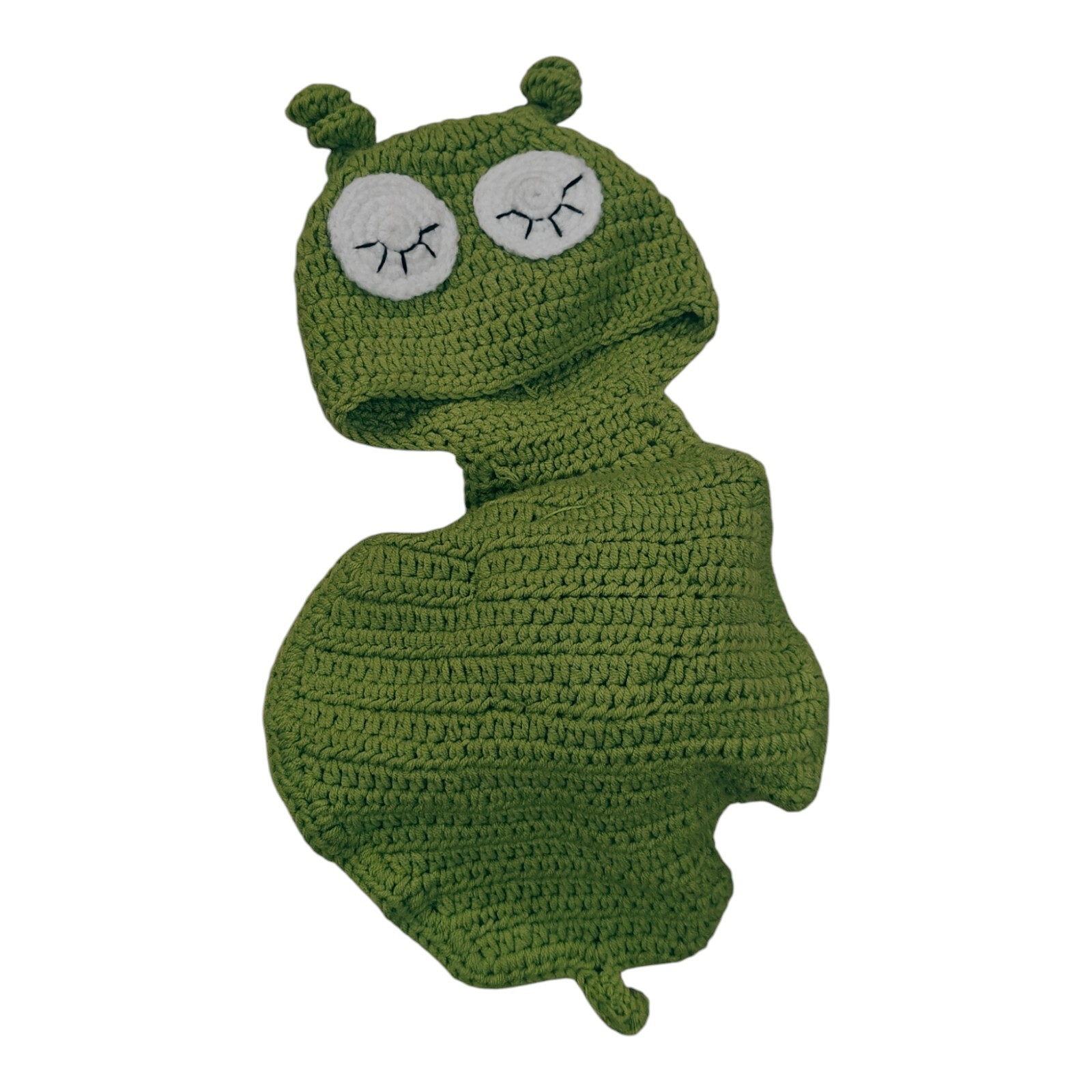 Newborn Baby Girl Boy Snail Knit Crochet Hat Suit Photography Props Studio Photo