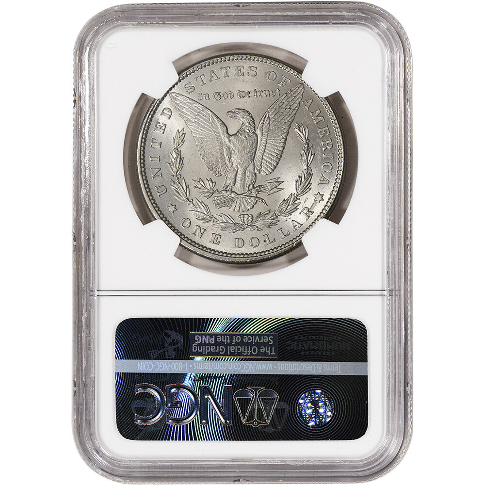 1897 US Morgan Silver Dollar $1 - NGC Brilliant Uncirculated
